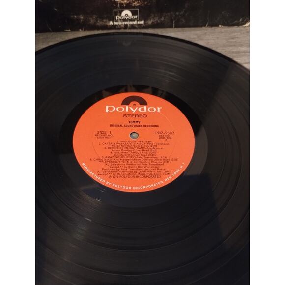 THE WHO's TOMMY the Movie 2- Vinyl Record Set Lyric Sleeves PD2 9502 - Picture 2 of 7